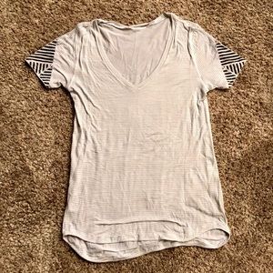 lululemon V-neck tee